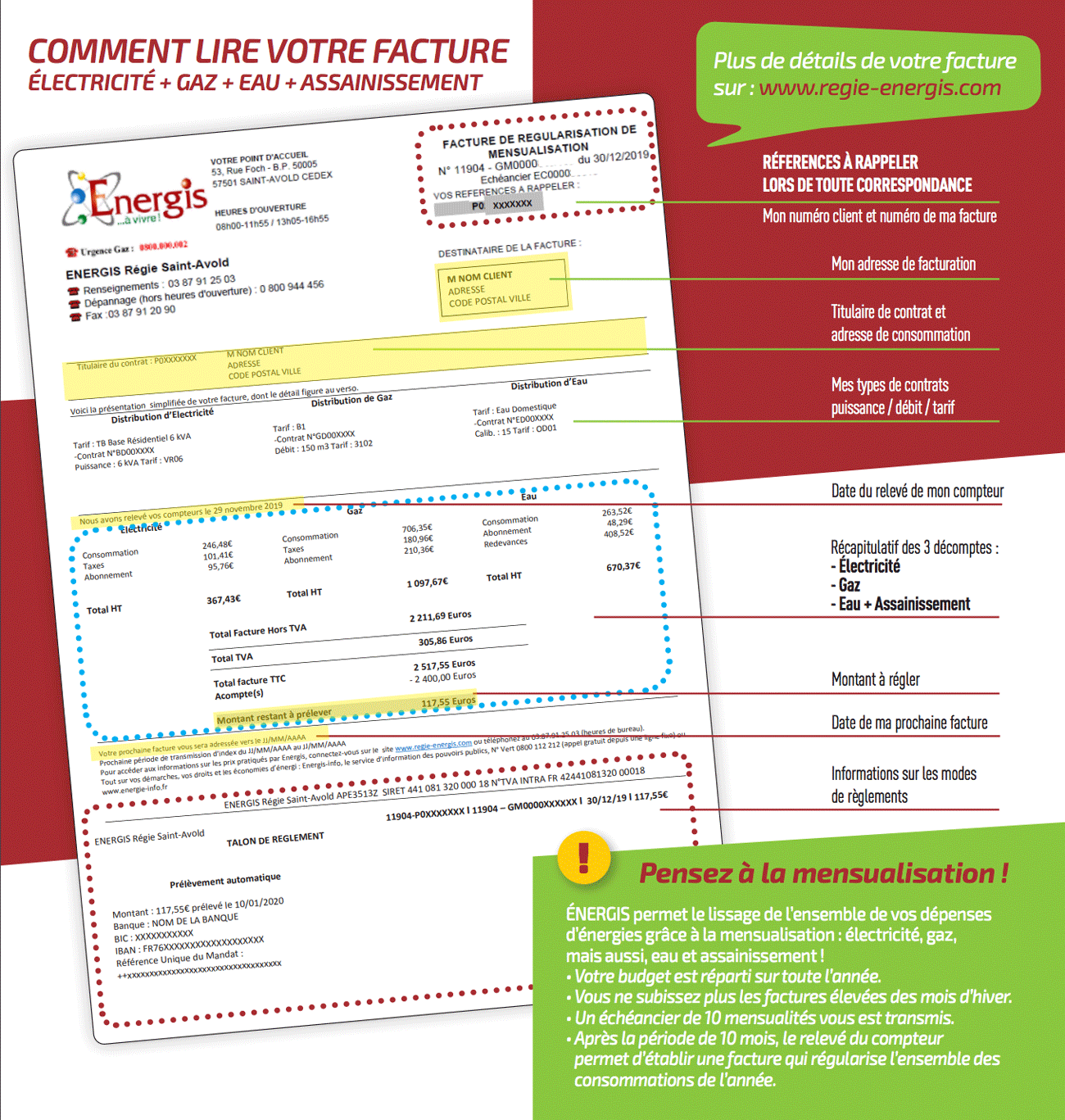 comprendre sa facture energis